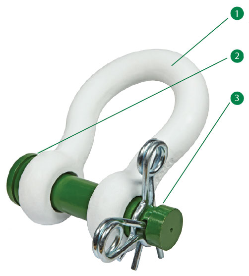 Скоба Green Pin® ROV Release Polar (с пружинной осью)